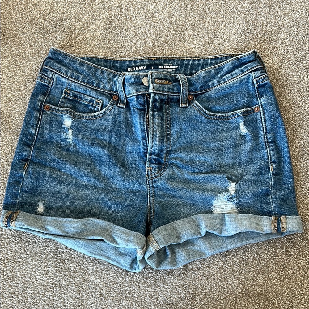 Old Navy Women's Blue Denim Shorts